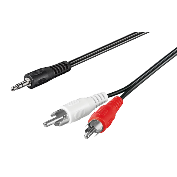KABEL 2RCA-3,5JACK 1,5m ZED