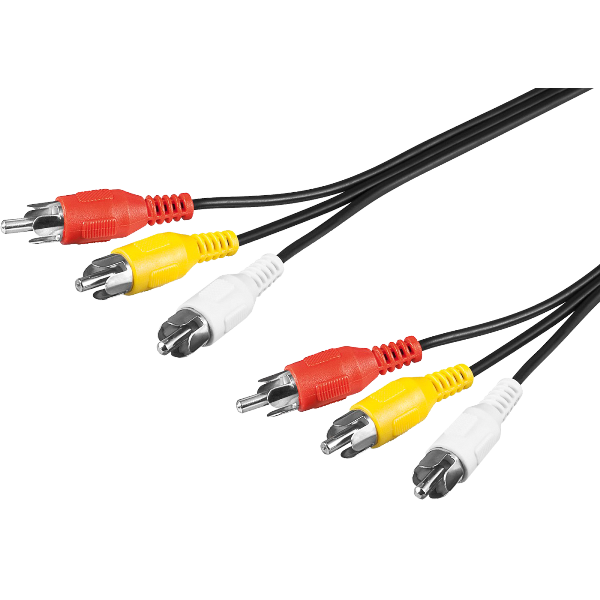KABEL 3RCA-3RCA 1m ZED
