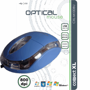 MIŠ OPTIČKI CONNECT XL CXL-M100BU PLAVI