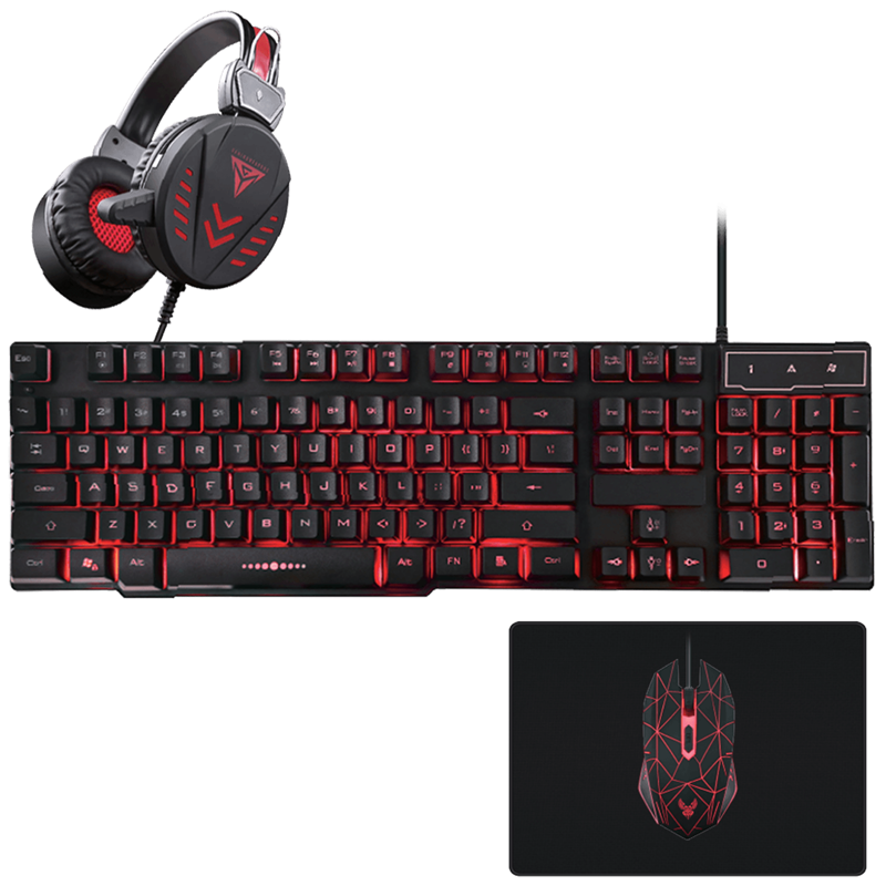 GAMING SET - SLUŠALICE, TIPKOVNICA, MIŠ, PODLOGA ZA MIŠ CONNECT XL CXL-KG350