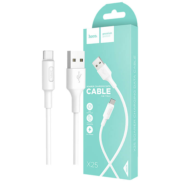 KABEL USB TYPE C ZA SMARTPHONE HOCO X25 bijeli