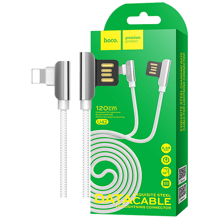 KABEL USB LIGHTNING ZA iPHONE HOCO U42 bijeli