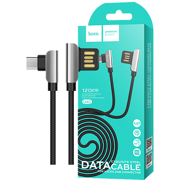 KABEL USB MICRO ZA SMARTPHONE HOCO U42 crni