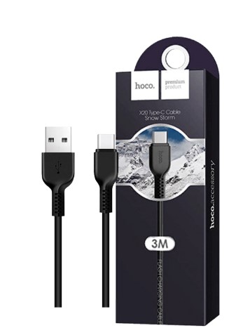 X20FLASHTYPEC KABEL USB TYPE C ZA SMARTPHONE HOCO X20 FLASH