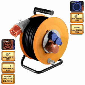 PRODUŽNI KABEL MOTALICA 25 m, 5x2,5 mm2