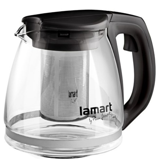 LAMART ČAJNIK 1,1L CRNI LT7025