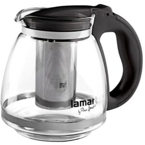 LT7027 LAMART ČAJNIK STAKLENI 1,5L CRNI LT7027