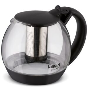 LT7058 LAMART ČAJNIK STAKLENI 2L CRNI LT7058
