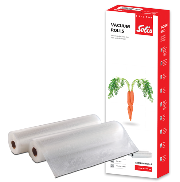 SOL 92253 ROLE ZA VAKUMIRANJE SOLIS 40x600 cm, 2 kom