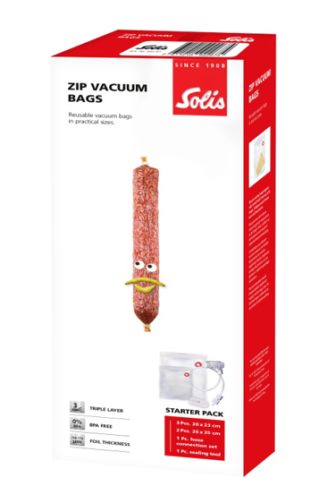 SOL 92267 VREĆICE ZA VAKUMIRANJE SOLIS ZIP STARTER SET